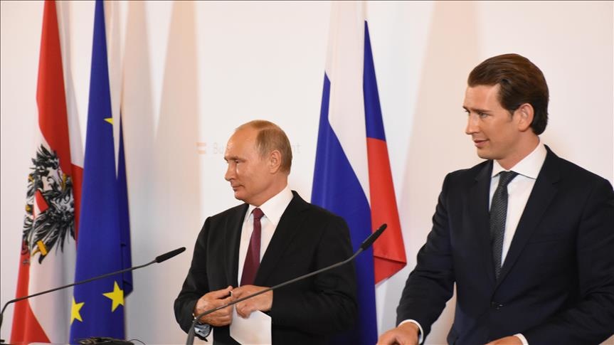Путин провел переговоры с канцлером Австрии