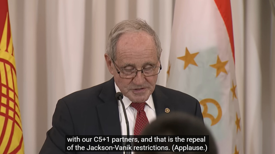 Qo‘shma Shtatlar O‘zbekistonga nisbatan «Jekson-Venik tuzatishi»ni bekor qilishi mumkin