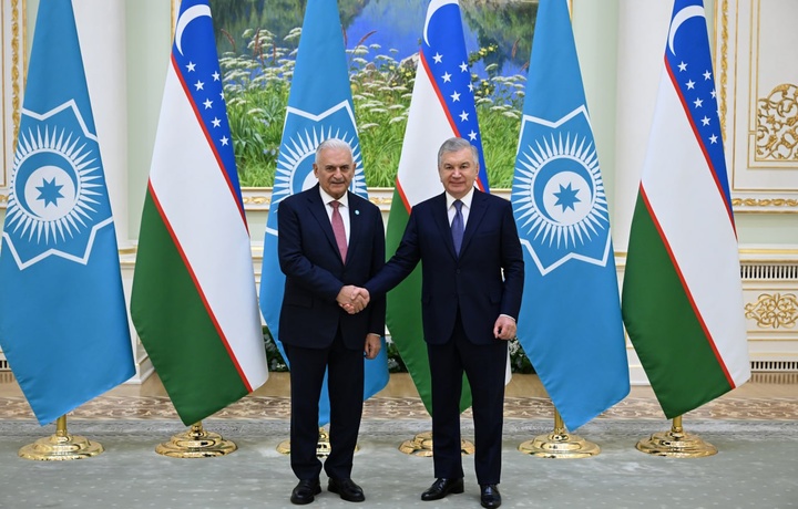Prezident Shavkat Mirziyoyev Binali Yildirimni qabul qildi
