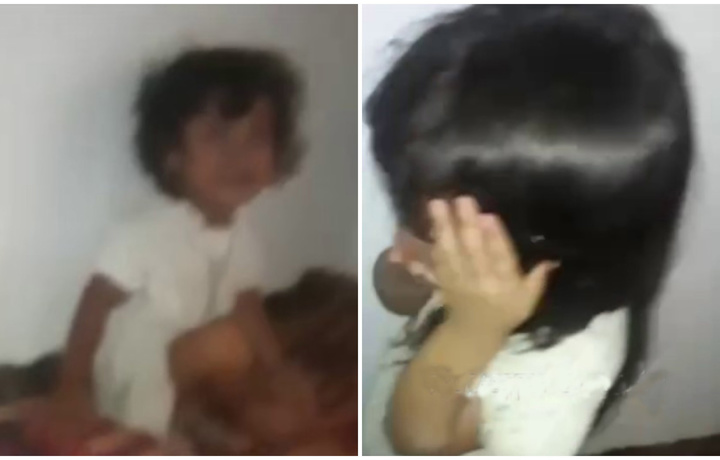 В Самарканде мать жестоко избила своих детей на камеру