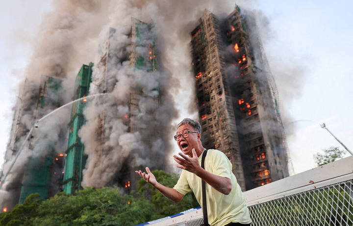 «Gonkongdagi yong‘in ishi» bo‘yicha uch kishi hibsga olindi