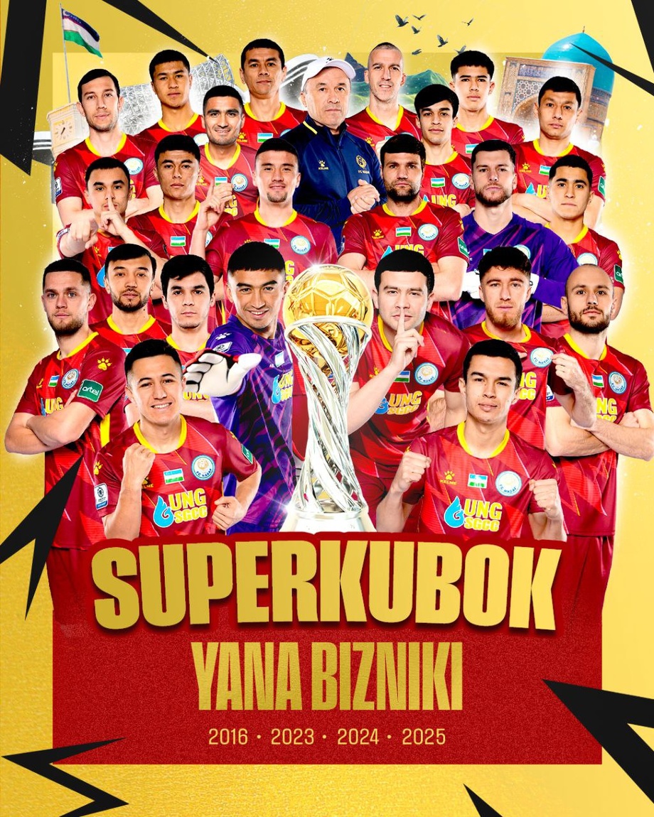 «Nasaf» ketma-ket 3-bor O‘zbekiston Superkubogi sohibi!