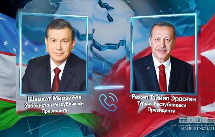 Эрдоган поздравил Мирзиёева с праздником Рамазан