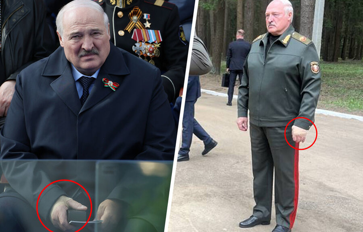 Lukashenko ko‘rinish berdi: «qo‘li bog‘langan, ovozi xirillagan»