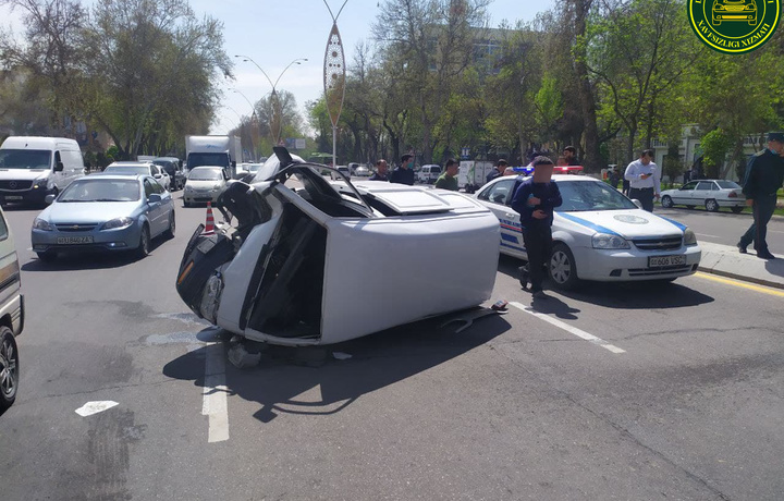 В Яккасарайском районе произошло ДТП с участием трех автомобилей