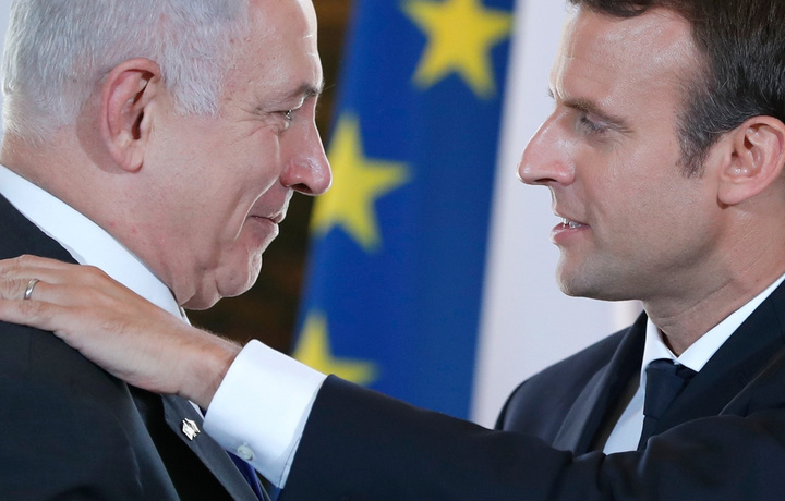 Netanyaxu Makronning tanqidiga keskin javob qaytardi