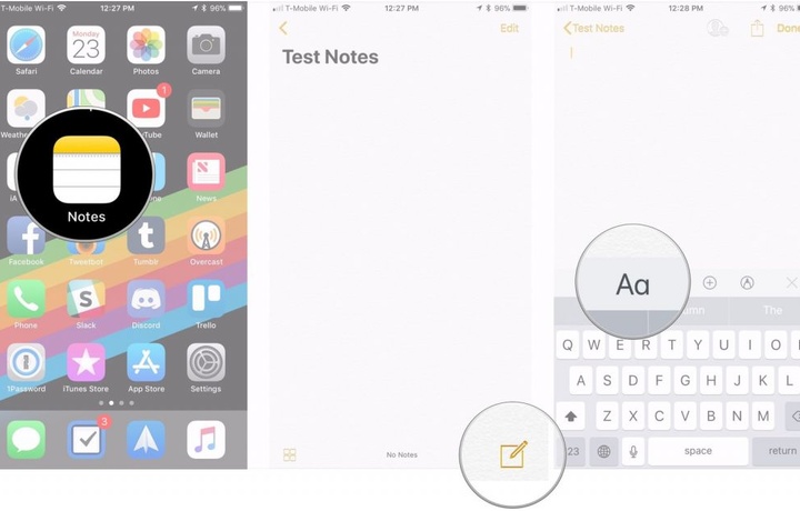 Как на iPhone поделиться несколькими заметками сразу