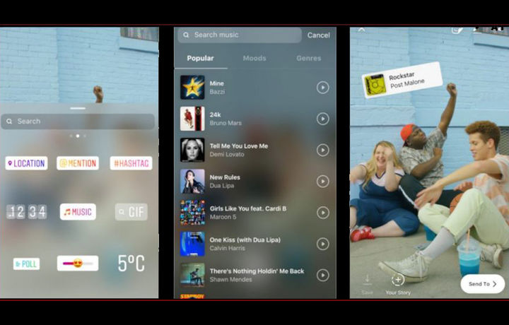 Instagram Stories обзавелись музыкой