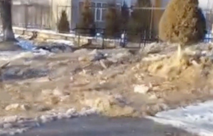 Qahraton qishda Yakkabog‘da suv toshishi kuzatildi