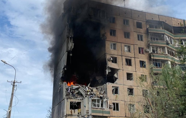 Rossiya Ukrainaning Krivoy Rog shahrini bombardimon qildi (foto)