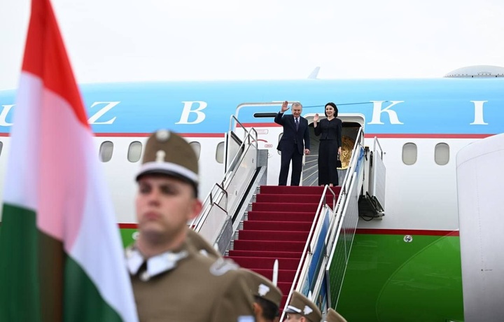 Mirziyoyev Vengriyaga tashrifini yakunlab, Sloveniyaga jo‘nab ketdi
