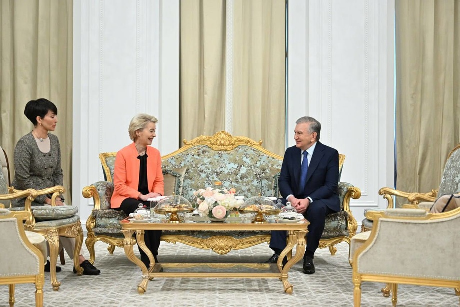 Prezident Mirziyoyev Yevrokomissiya rahbari bilan uchrashuv o‘tkazdi
