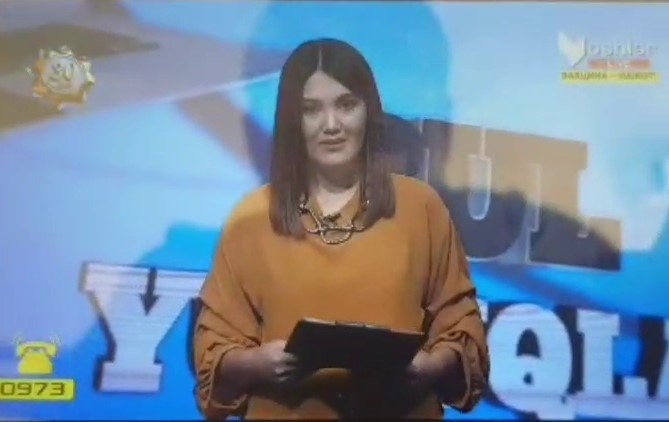 В Ташкенте во время прямого эфира ведущая упала в обморок (видео)