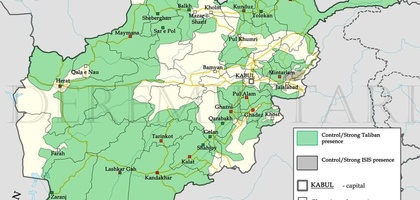 Xarita: Afg‘onistonda siyosiy vaziyat qanday tus olmoqda?