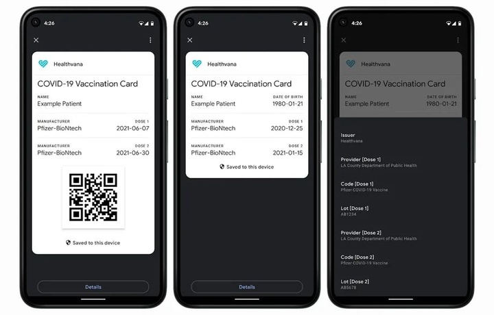 Смартфоны Android станут цифровыми сертификатами вакцинации COVID