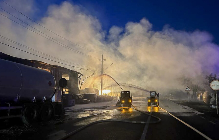 Ruminiyada suyultirilgan gaz quyish shoxobchasi portladi