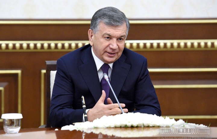Президент Шавкат Мирзиёев Россия молия вазирини қабул қилди