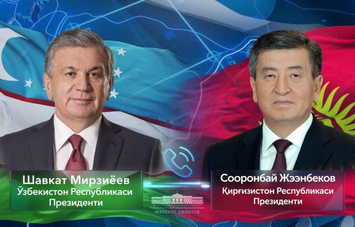 Шавкат Мирзиёев Қирғизистон Президенти билан гаплашди