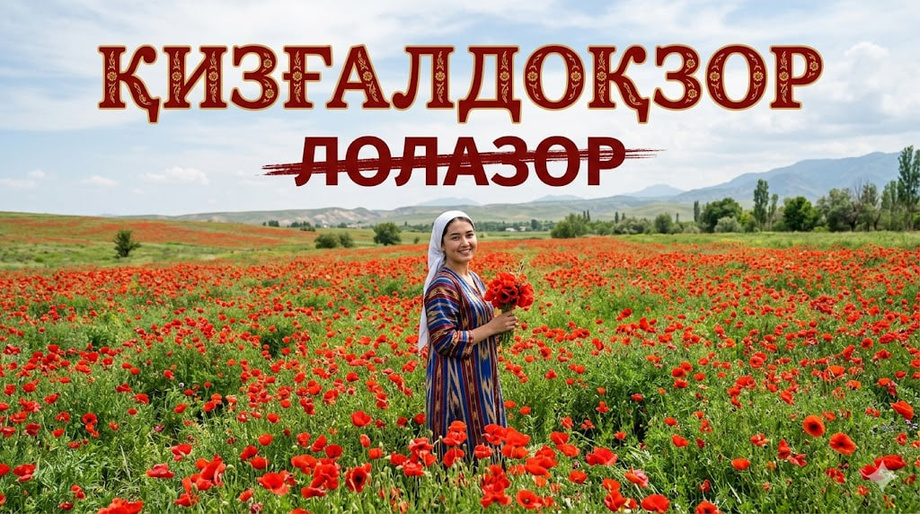 Кўкдалада пайҳон бўлган лолами ёки лолақизғалдоқ?