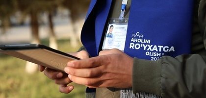 Бугундан Ўзбекистонда аҳоли ва қишлоқ хўжалигини рўйхатга олиш бошланди