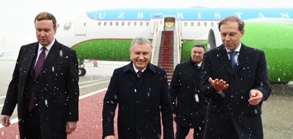 Prezident Moskvaga yetib bordi (foto)