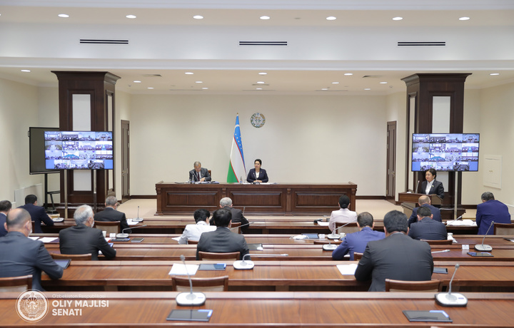 Сенаторы одобрили 6 законов на шестнадцатом пленарном заседании Олий Мажлиса