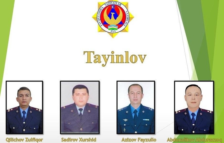 FVV tizimida yangi tayinlovlar amalga oshirildi