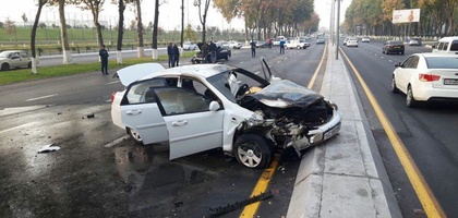 Toshkentcha «forsaj». Olib qochilgan «Lasetti»ni to‘xtatgan podpolkovnik taqdirlanadi