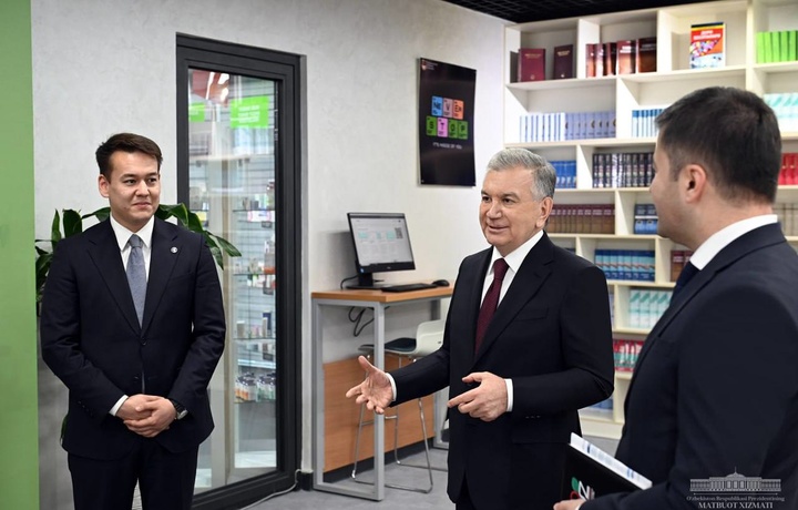 Mirziyoyev innovatsion farmatsevtika klasterini borib ko‘rdi