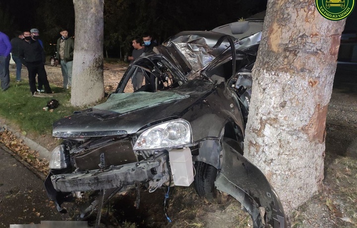 В Чиланзарском районе произошло страшное ДТП: 21-летний водитель скончался на месте (фото)