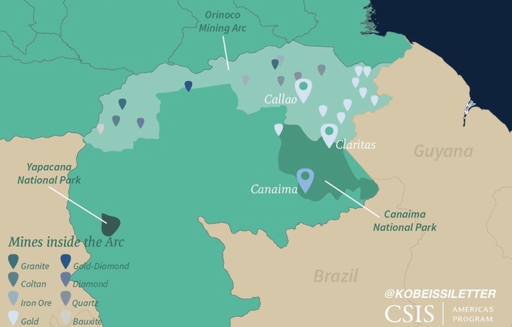 Венесуэланинг нафақат нефти, балки темири ҳам кўп