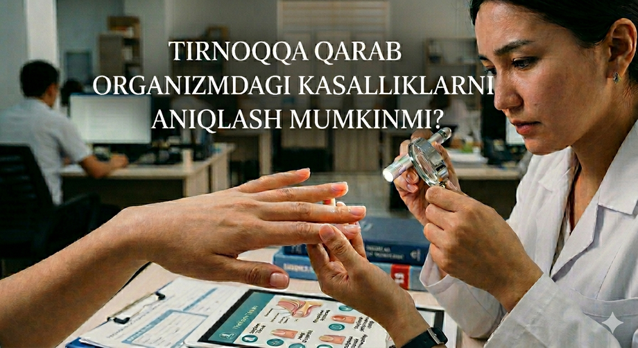 Tirnoqqa qarab kasallikka tashxis qo‘yish mumkinmi?