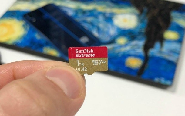 1 терабайтлик илк microSD-карта сотувга чиқди – нақ битта iPhone нархида!