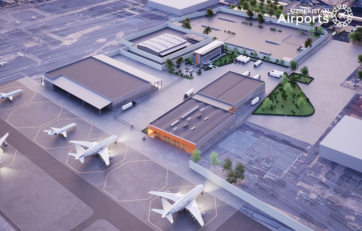 В международном аэропорту Ташкента построят новый грузовой терминал