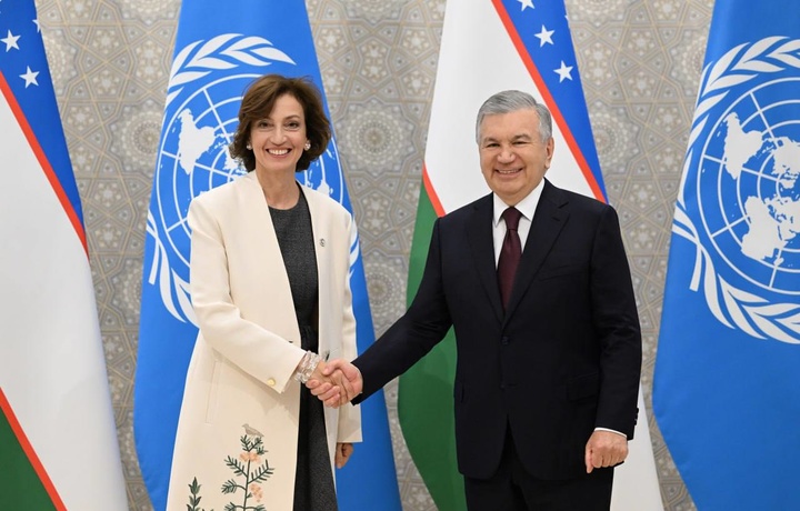 ЮНЕСКО Бош директори Одри Азуле хонимга «Дўстлик» ордени берилди