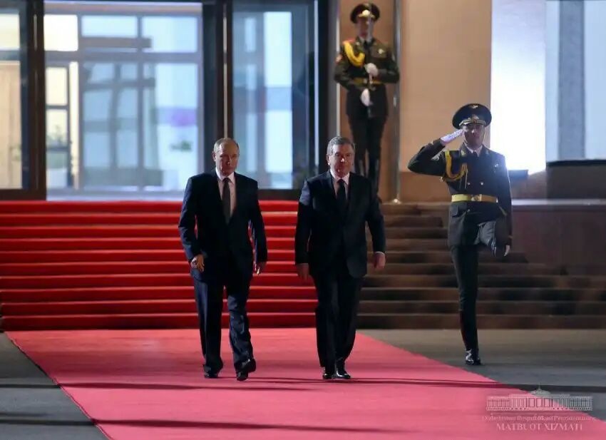 Государственный визит Путина в Узбекистан завершился