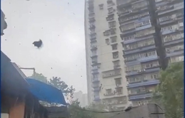 Ураган из трусов обрушился на китайский город Чунцин