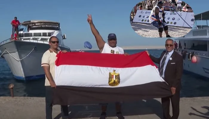 Misrlik polvon 700 tonnali kemani tishlari bilan tortdi