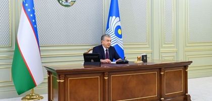 Shavkat Mirziyoyev MDH davlat rahbarlari bilan muloqot qildi