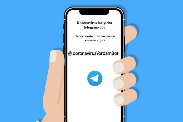 Koronavirus bo‘yicha telegram-bot ishga tushirildi