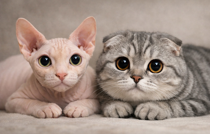 Нидерландияда скоттиш ва сфинкс наслли мушуклар сотувига чек қўйилди