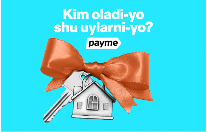payme «Kim oladi-yo shu uylarni-yo?» aksiyasining yutuqlar jamg‘armasidagi o‘zgarishlarni e’lon qiladi