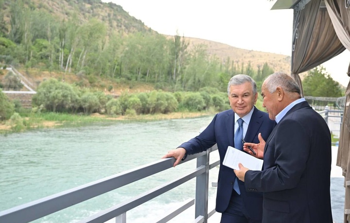 Mirziyoyev Hisorak GESini ko‘zdan kechirdi: tafsilotlar