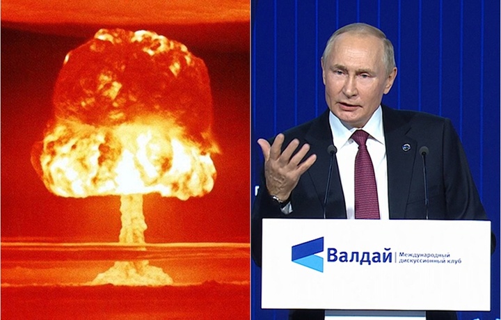 Путин ядро уруши ҳақидаги саволга жавоб берди