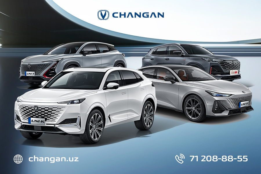 Changan оламига ташриф буюринг: барча моделлар туркуми учун 0%га тенг муддатли тўлов