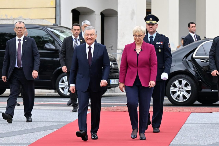Lyublyanada Shavkat Mirziyoyevni rasmiy kutib olish marosimi bo‘lib o‘tdi