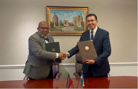 O‘zbekiston yana bir davlat – Trinidad va Tobago bilan diplomatik munosabat o‘rnatdi