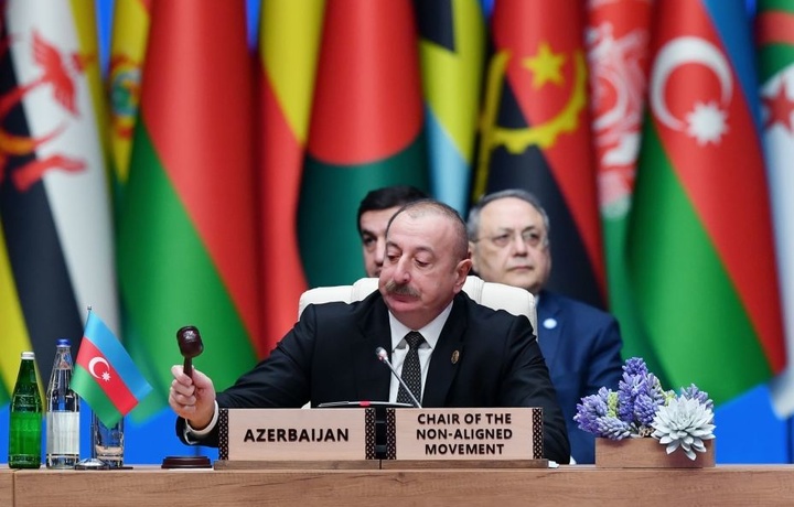 Ilhom Aliyev dunyoda yangi mustamlakachilik kuchayayotgani haqida bong urdi