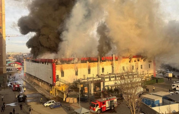 Aviator савдо мажмуасидаги ёнғин бўйича жиноий иш қўзғатилди