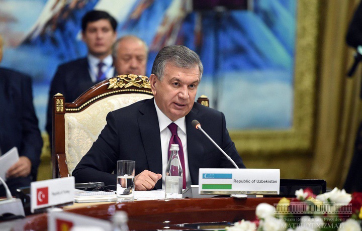 Shavkat Mirziyoyev Turkiy tilli davlatlar hamkorlik kengashi sammitida nutq so‘zladi